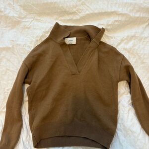 Wilfred merino wool cropped sweater